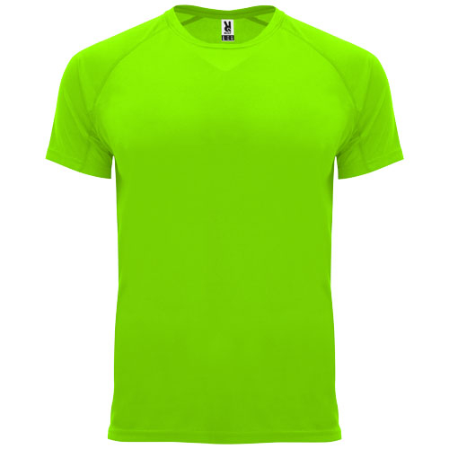 T-shirt sport Homme personnalisé 135gr Bahrain ROLY vert fluo